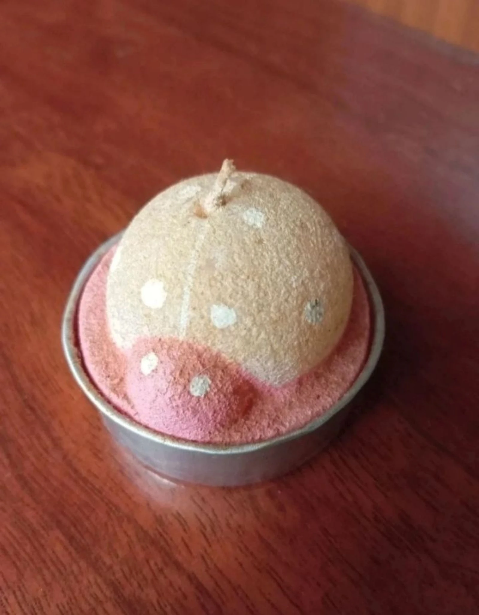 🐞 Vela Joaninha Rosa Decorativa | Vela mariquita | Bougie coccinelle rose